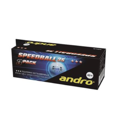 Andro SPEEDBALL 3S*** 3 Star Table Tennis Ball (1 Box = 3 Balls)