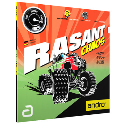 Andro RASANT CHAOS Long Pimples Table Tennis Rubber