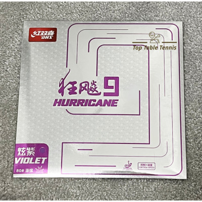 DHS Hurricane 9 Violet Table Tennis Rubber