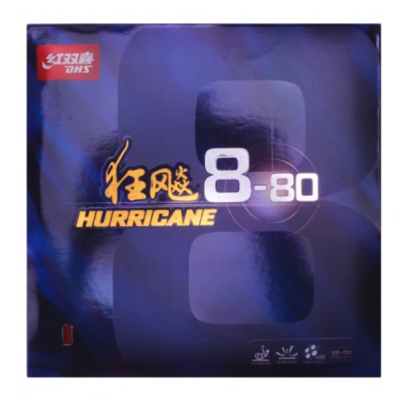 DHS Hurricane 8-80 Table Tennis Rubber