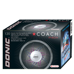 DONIC COACH P40+ * 1 Star Table Tennis Ball (1 Box = 120 Balls)