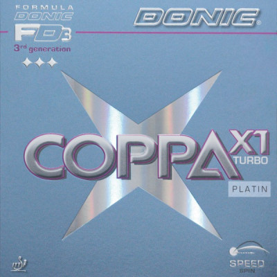 DONIC Coppa X1 Turbo (Platin) Table Tennis Rubber