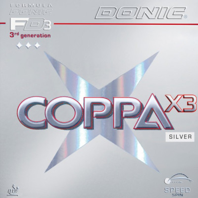 DONIC Coppa X3 Silver Table Tennis Rubber