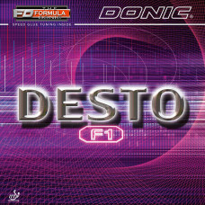 DONIC Desto F1 Table Tennis Rubber (Black, Red, Blue)