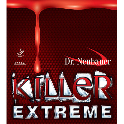 Dr Neubauer Killer Extreme Table Tennis Rubber (Black, Red, Blue, Green)