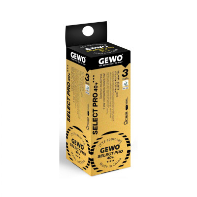 GEWO Select Pro 40+ 3 Star Table Tennis Ball