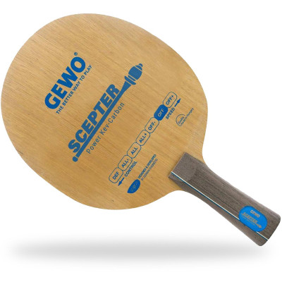GEWO Scepter PKC Table Tennis Blade (5 Ply + 2 Power Kev-Carbon)