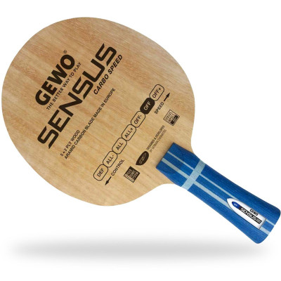GEWO Sensus Carbo Speed Table Tennis Blade (5 Ply + 2 Aramid Carbon)