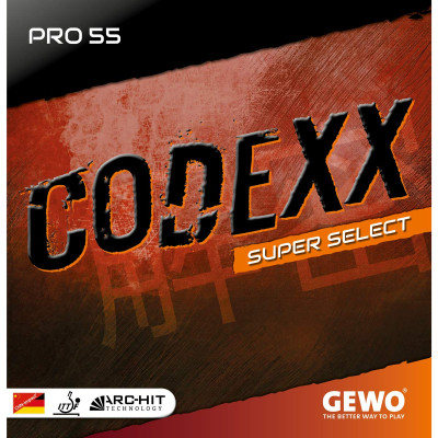 GEWO Codexx Pro 55 SuperSelect Table Tennis Rubber