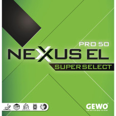 GEWO Nexxus EL Pro 50 SuperSelect Table Tennis Rubber (Black, Green)