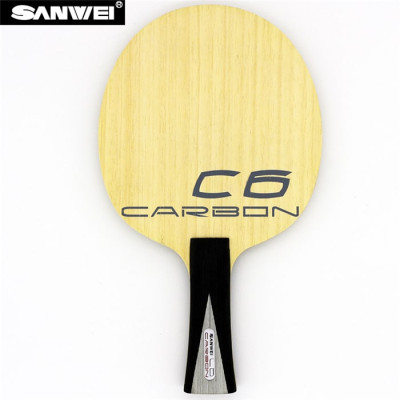Sanwei C6 Table Tennis Blade (5ply+2LD carbon) 