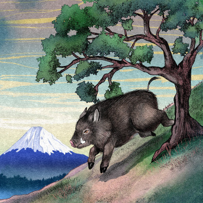Spinlord Keiler II half-long pimples Table Tennis Rubber (Black, Violet)