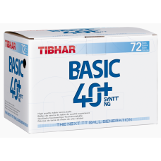 TIBHAR BASIC 40+ SYNTT NG TRAINING TABLE TENNIS BALL 72 pcs