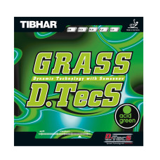 TIBHAR GRASS D.TECS ACID GREEN Long Pimples Table Tennis Rubber