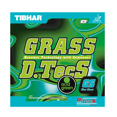 TIBHAR GRASS D.TECS GS Acid Green Long Pimples Table Tennis Rubber