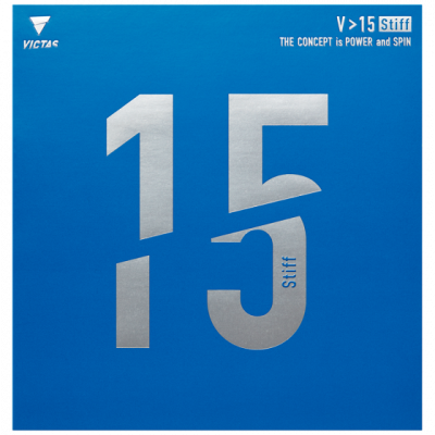 VICTAS V>15 Stiff Table Tennis Rubber (V15 Stiff)